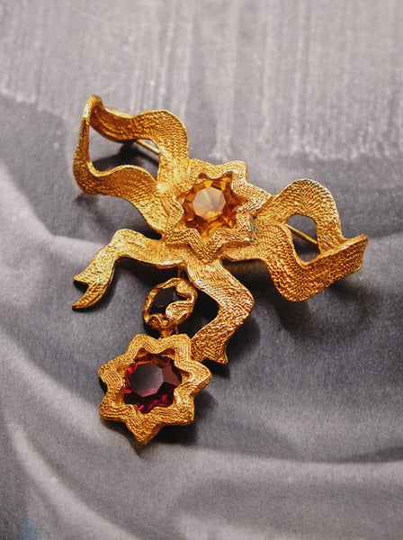 Viange on Instagram: Our vintage Yves Saint Laurent YSL brooch