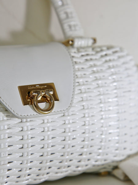 Ferragamo wicker bag best sale