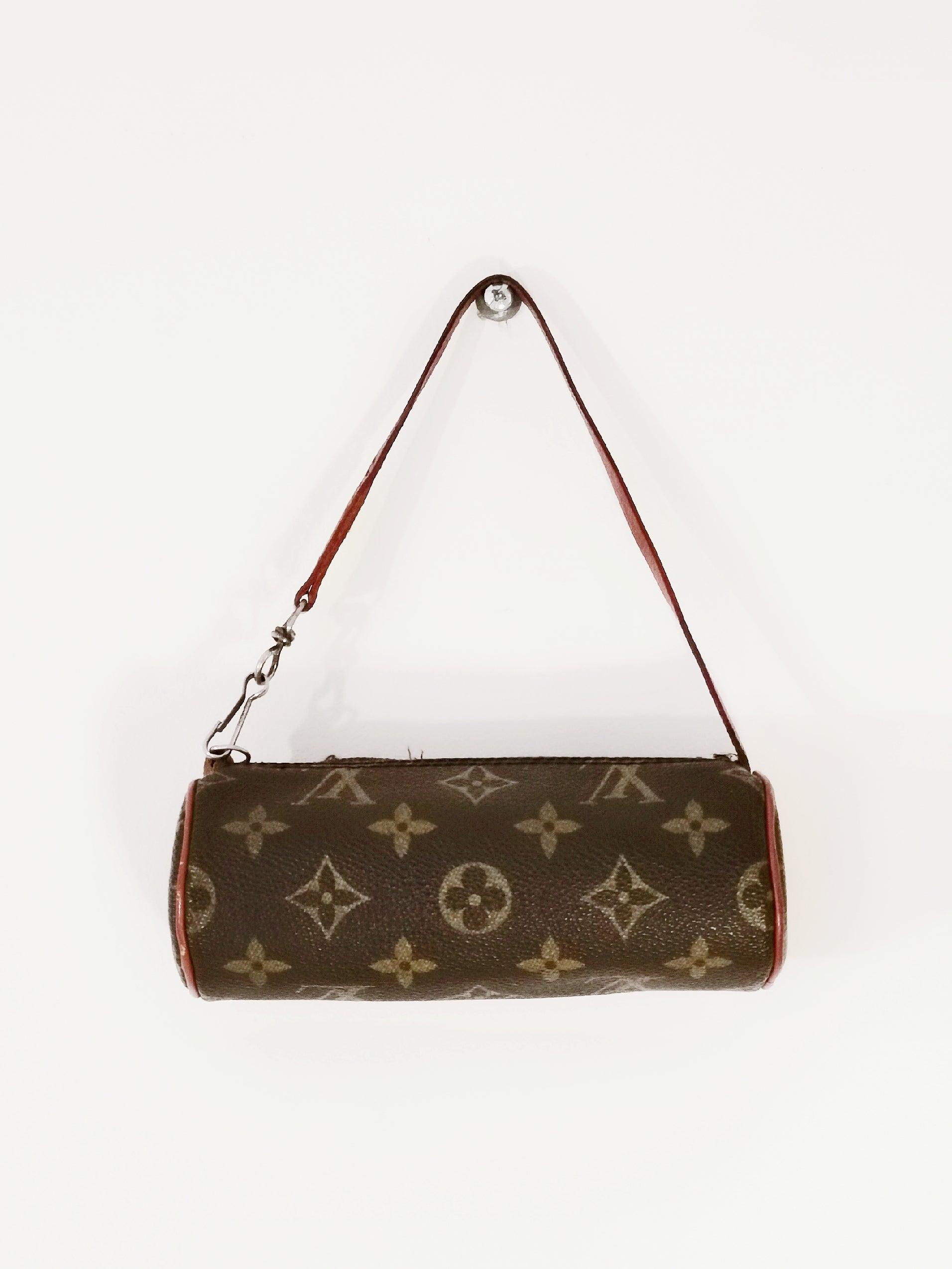 Pochette accessoire cloth mini bag Louis Vuitton Brown in Cloth  19411508