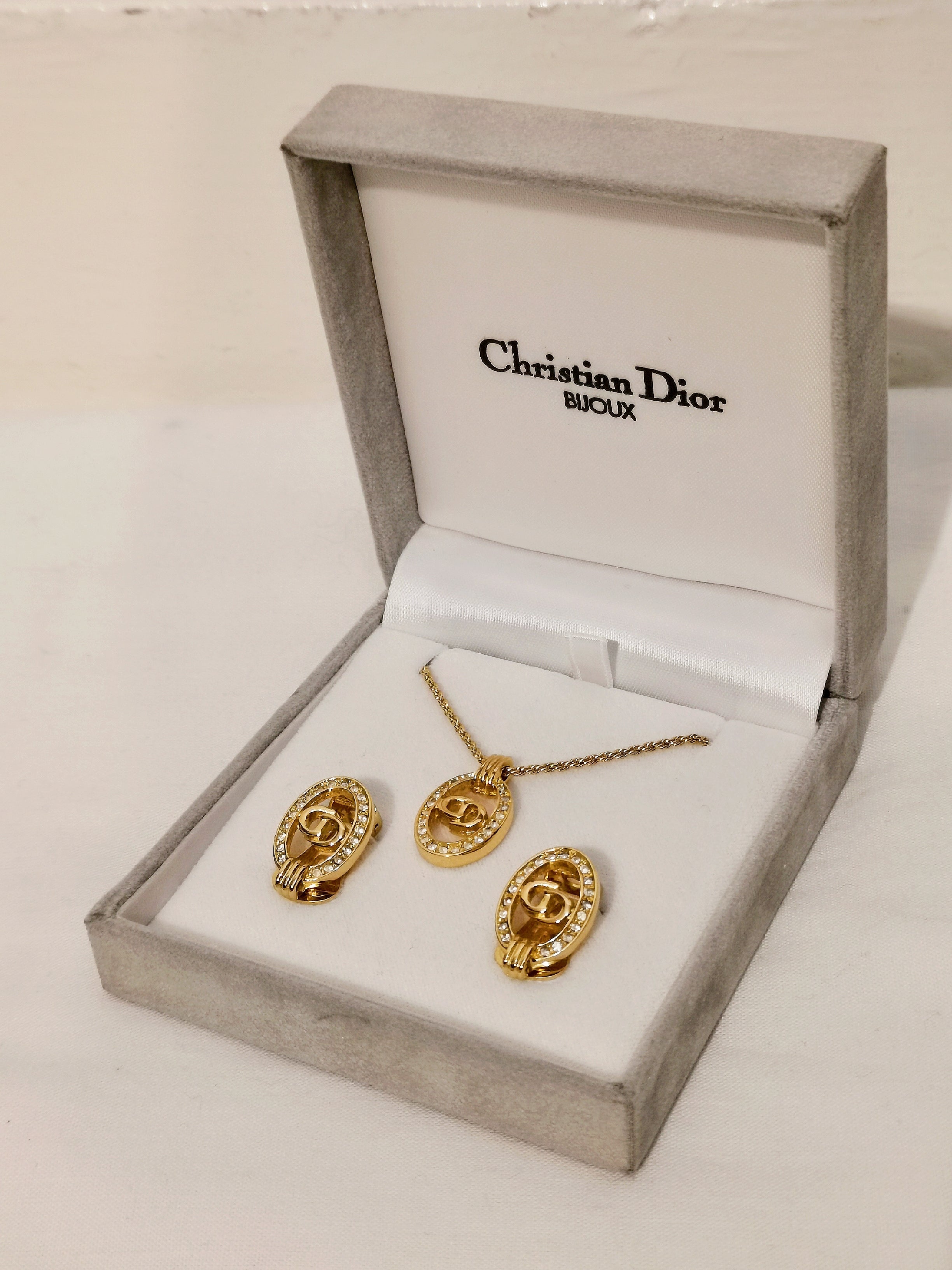 Christian Dior Vintage Necklace & Earring Set