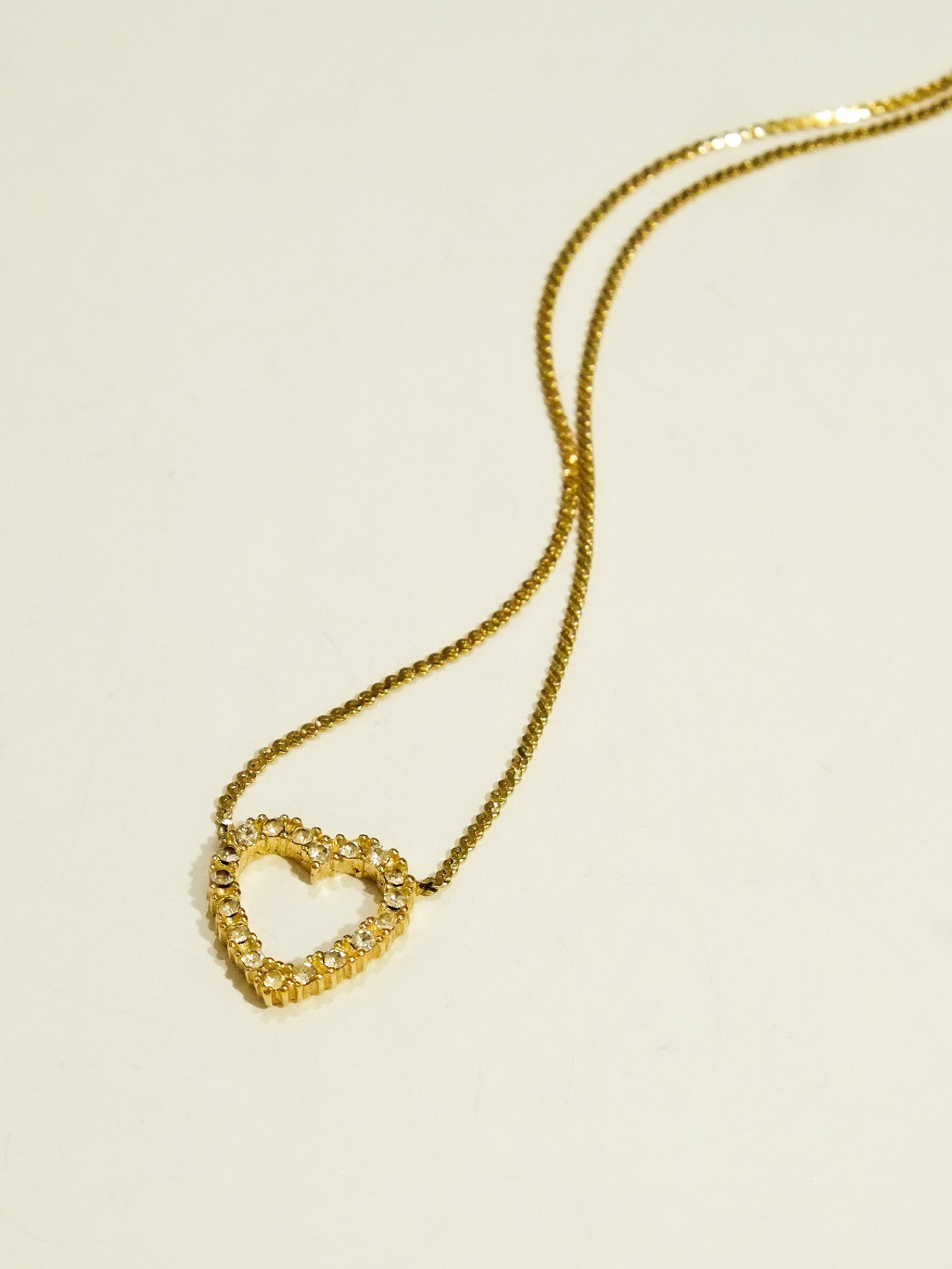 Christian dior heart necklace best sale