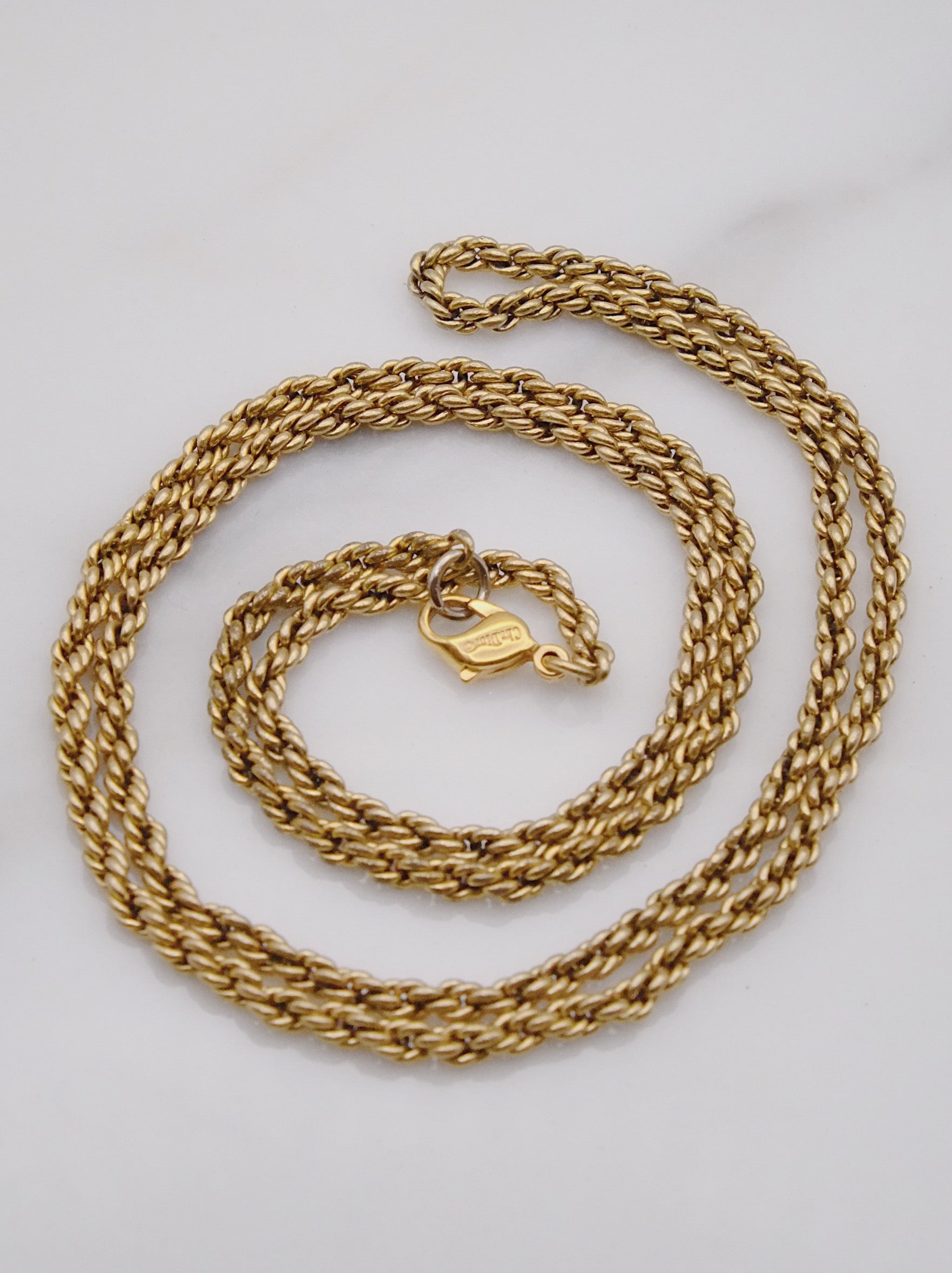 Vintage CHRISTIAN DIOR Gold Tone Rhinestone Choker Necklace  eBay